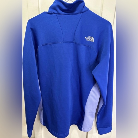 The North Face Royal Blue Two Toned Softshell Jacket Activewear Hiking Layering - Picture 4 of 12